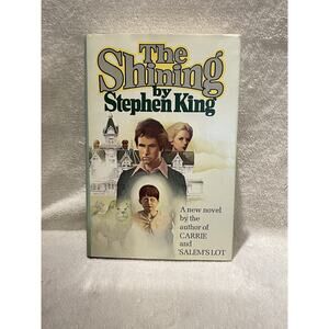 The Shining By Stephen King - 1977 HCDJ First Edition